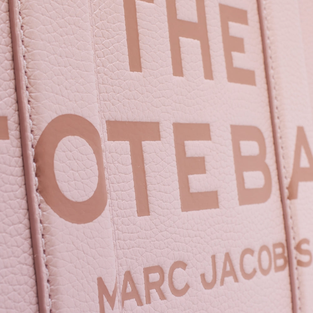 The Leather Medium Rose Tote Bag