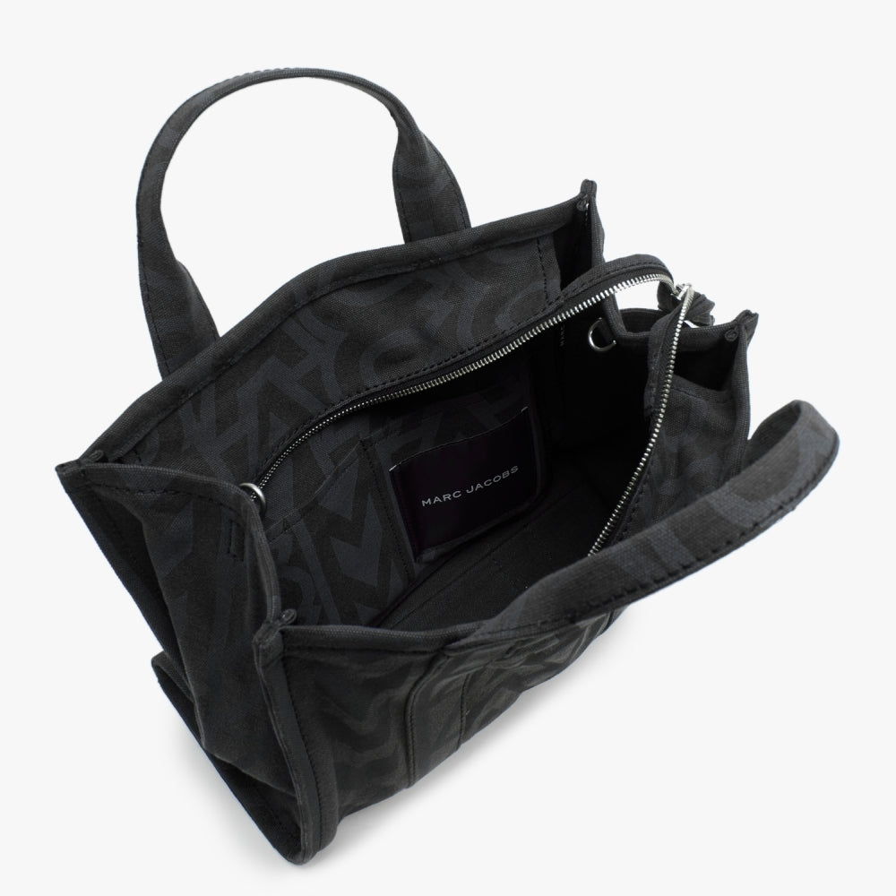 The Outline Monogram Medium Black Multi Tote Bag