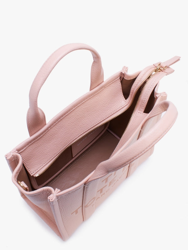 The Leather Mini Rose Tote Bag