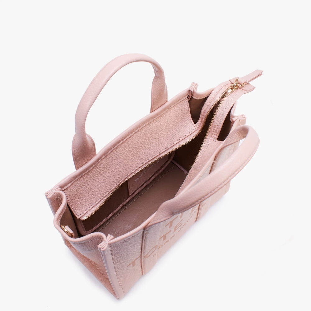 The Leather Mini Rose Tote Bag