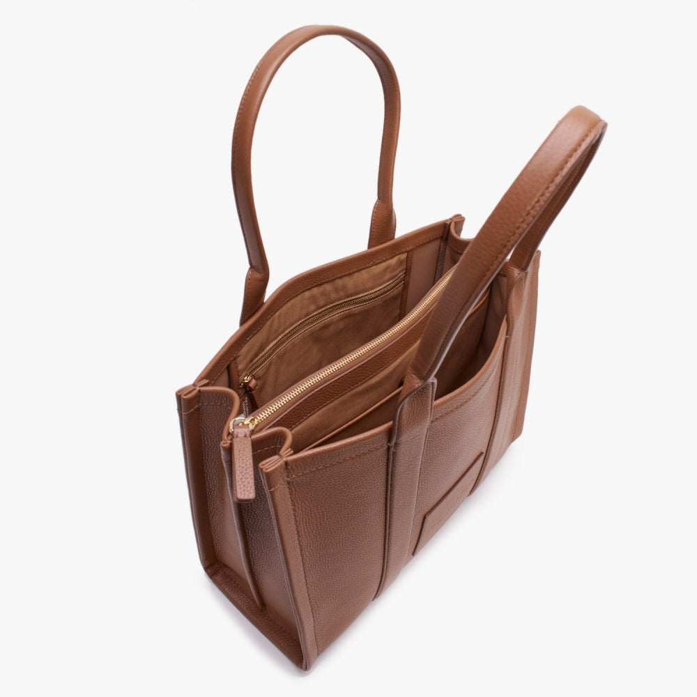 The Leather Work Argan Oil Tote Bag