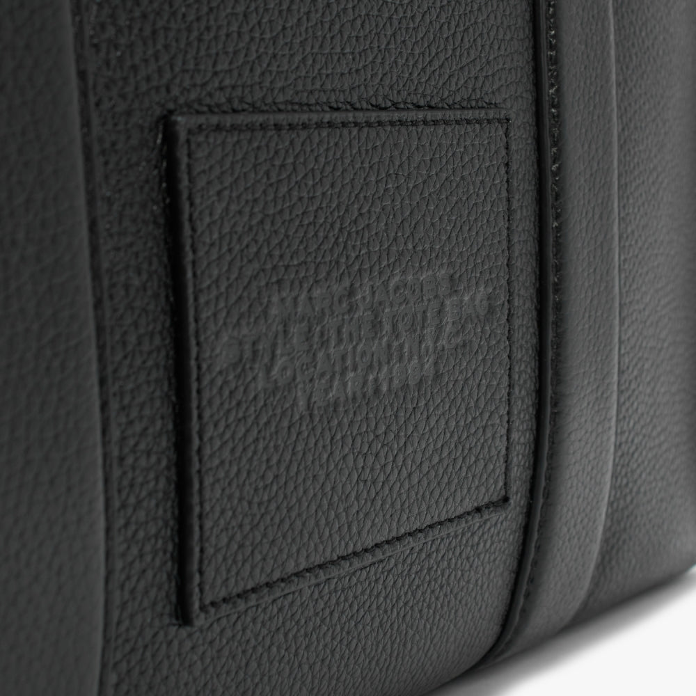 The Leather Work Black Tote Bag