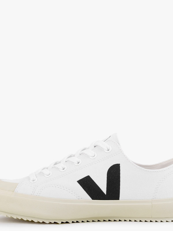 Nova Canvas White Black Pumps