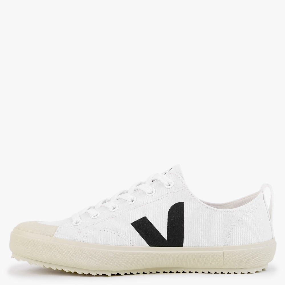Nova Canvas White Black Pumps