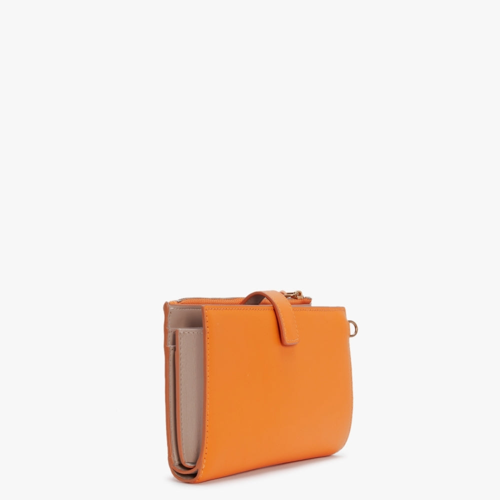 The J Marc Scorched Leather Phone Wristlet Wallet