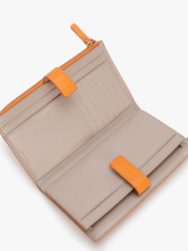 The J Marc Scorched Leather Phone Wristlet Wallet