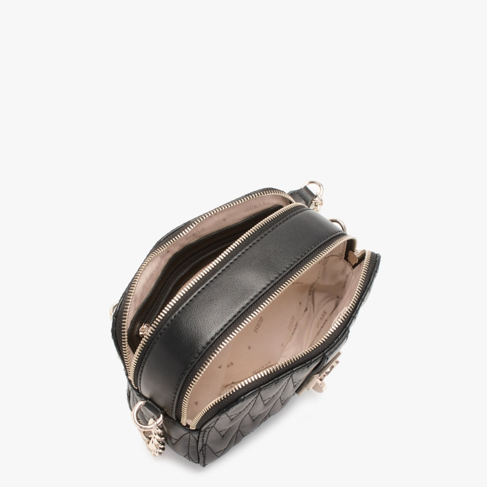 Regilla Black Quilted Camera Bag