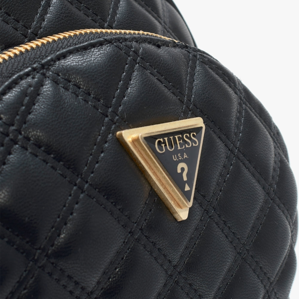 Giully Black Quilted Backpack