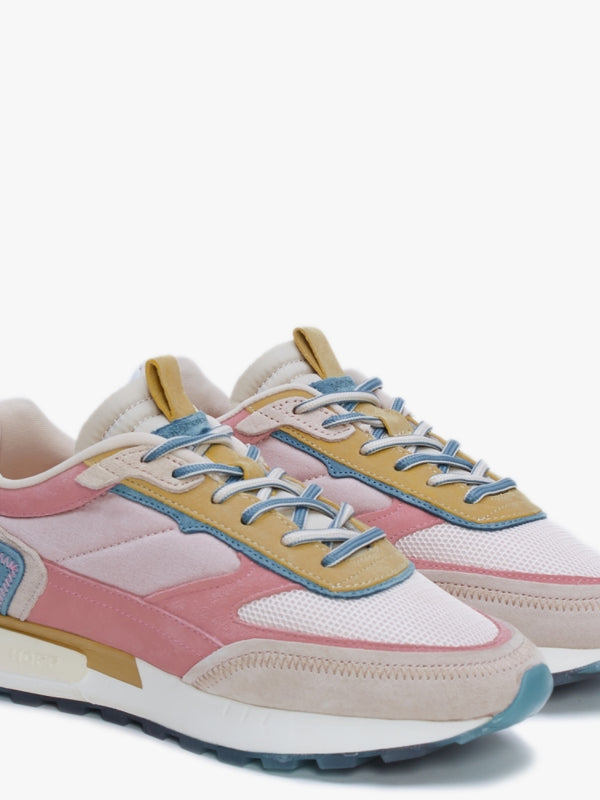 Tribe Samoa Pink Multicoloured Suede Trainers