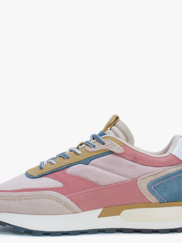 Tribe Samoa Pink Multicoloured Suede Trainers