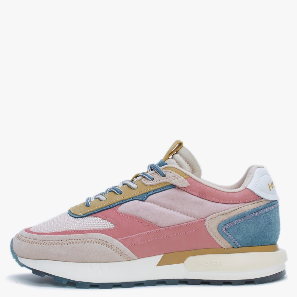 Tribe Samoa Pink Multicoloured Suede Trainers