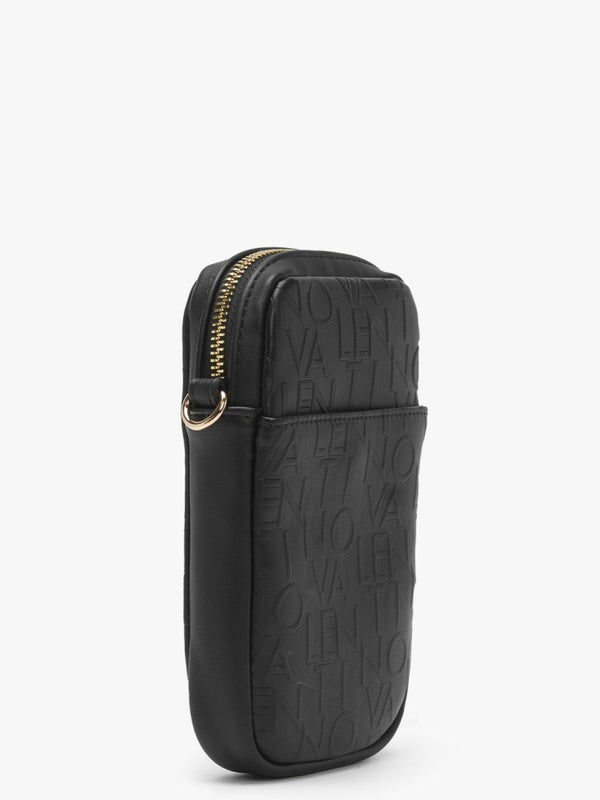 Relax Nero Embossed Logo Pouch Bag