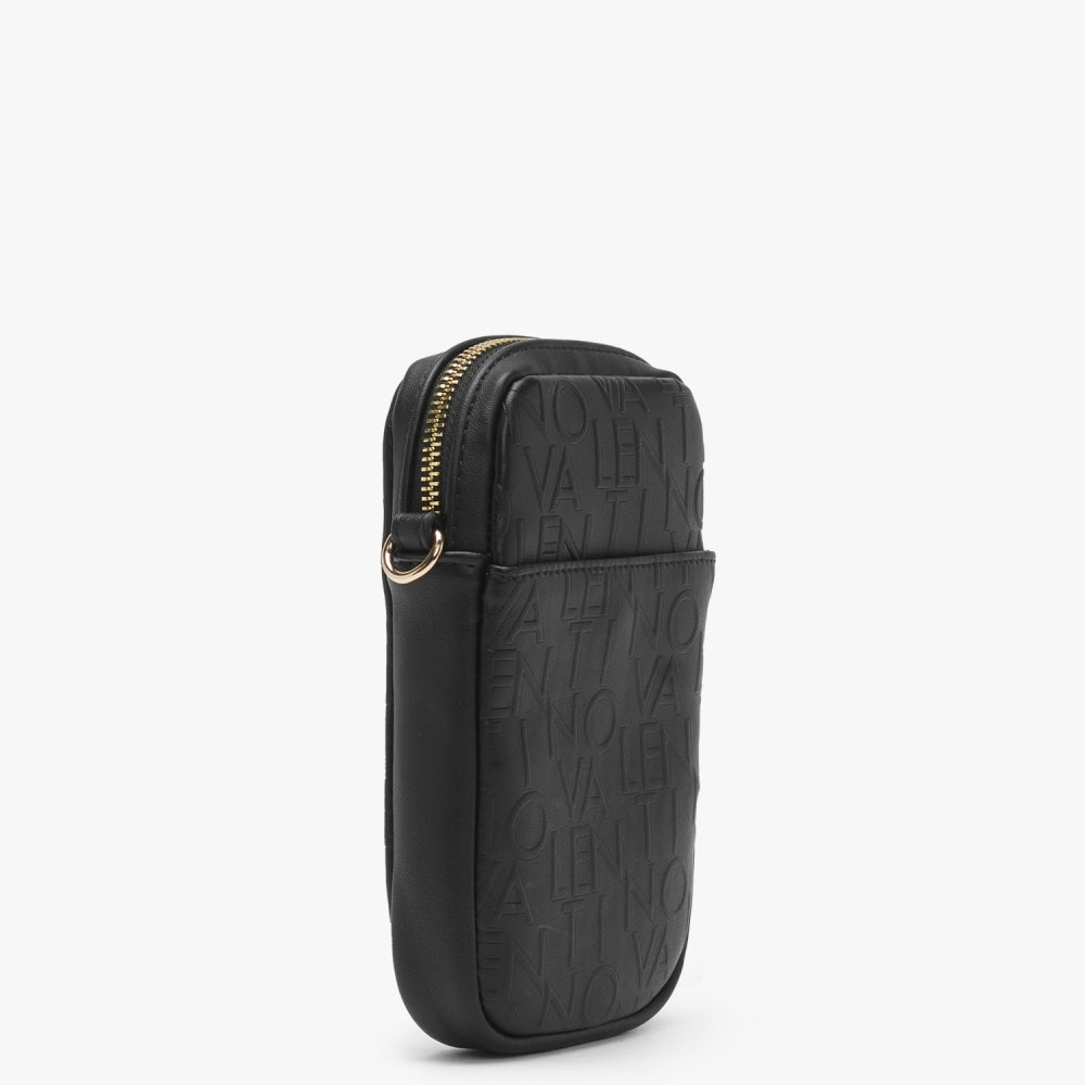 Relax Nero Embossed Logo Pouch Bag
