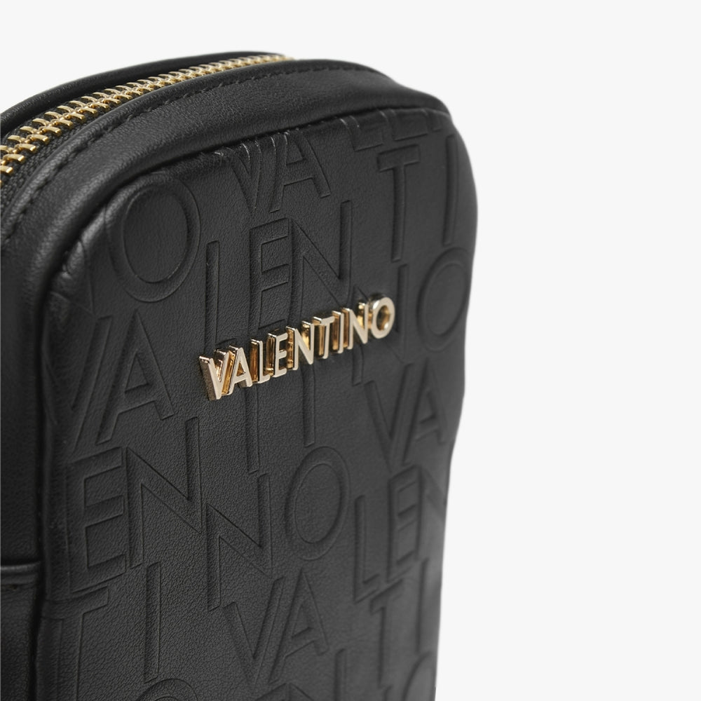 Relax Nero Embossed Logo Pouch Bag