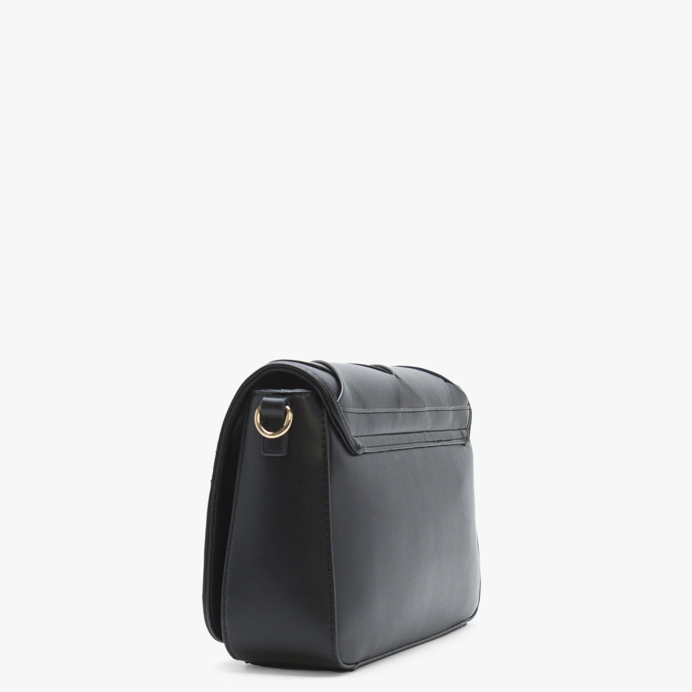 Ibiza Nero Woven Cross-Body Bag