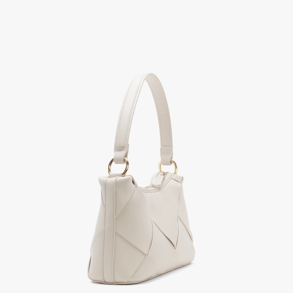 Ibiza Off White Woven Shoulder Bag
