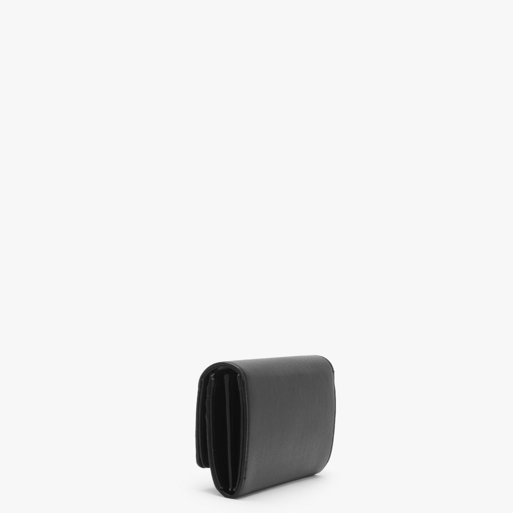July Nero Flapover Wallet