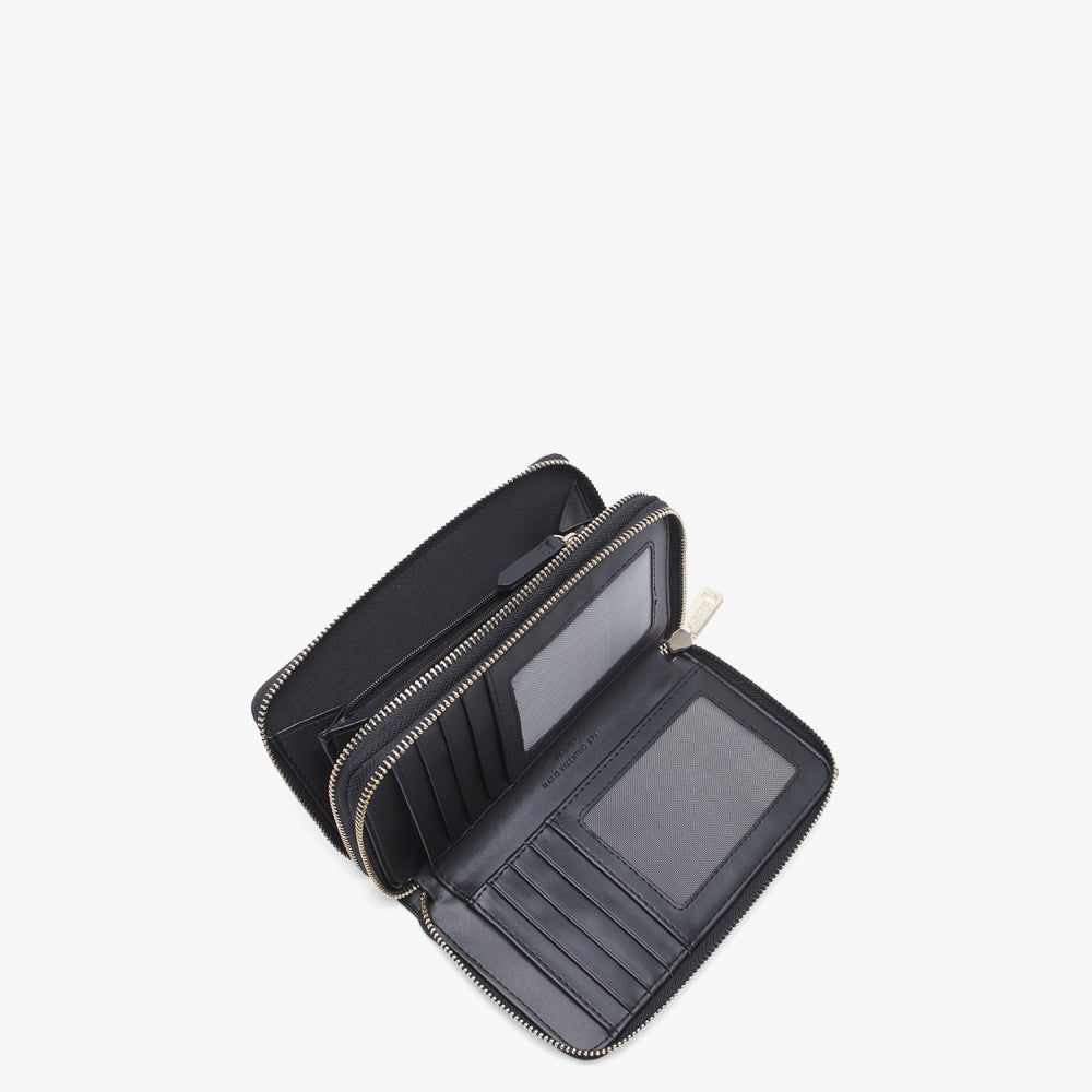 Seychelles Nero Zip Around Wallet