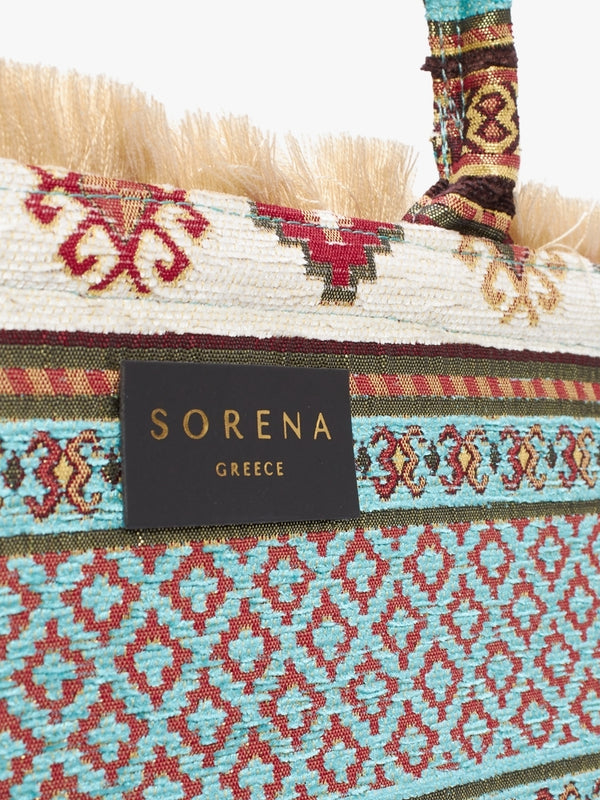 Hermina Multicoloured Embroidered Tote Bag