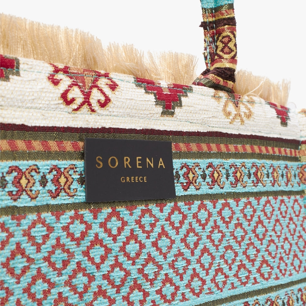 Hermina Multicoloured Embroidered Tote Bag
