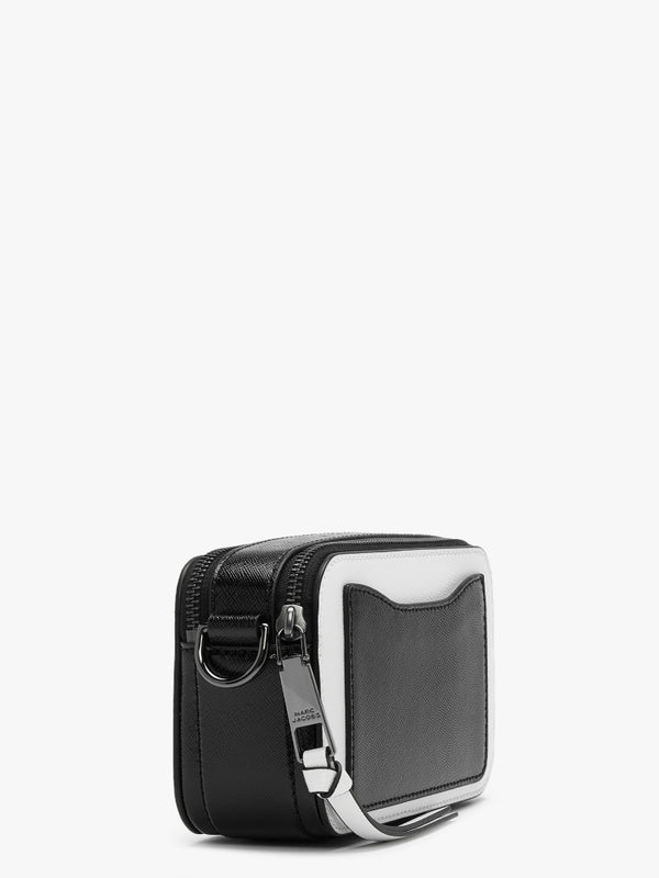 The Bi-Colour Black & White Leather Camera Bag
