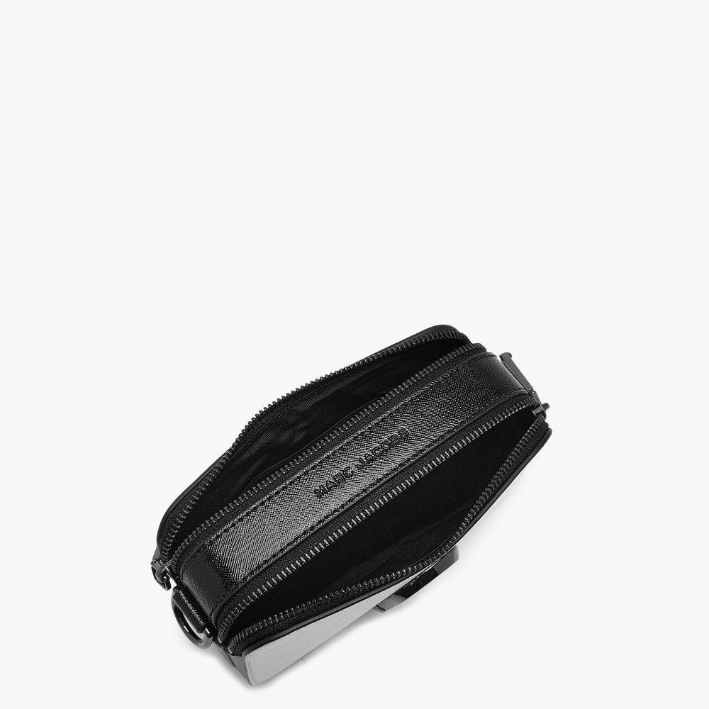 The Bi-Colour Black & White Leather Camera Bag