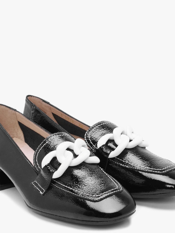 Mohawk Black Patent Leather Loafers