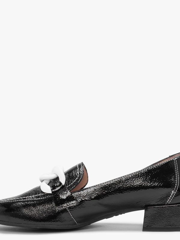 Mohawk Black Patent Leather Loafers