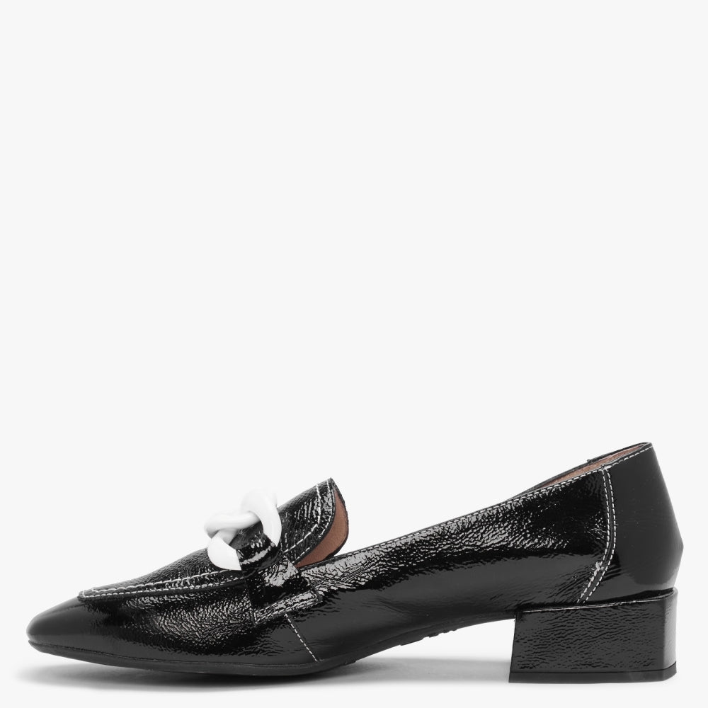Mohawk Black Patent Leather Loafers