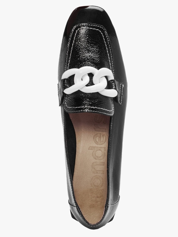 Mohawk Black Patent Leather Loafers