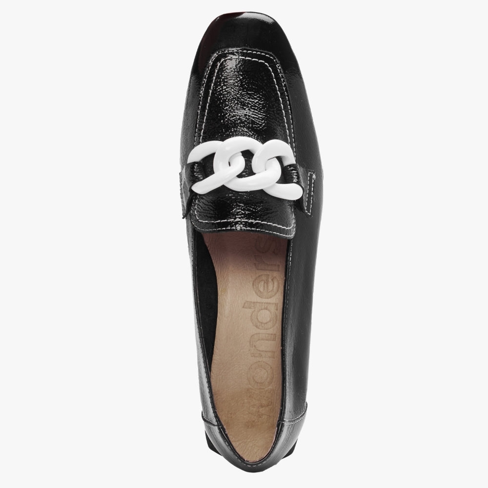 Mohawk Black Patent Leather Loafers
