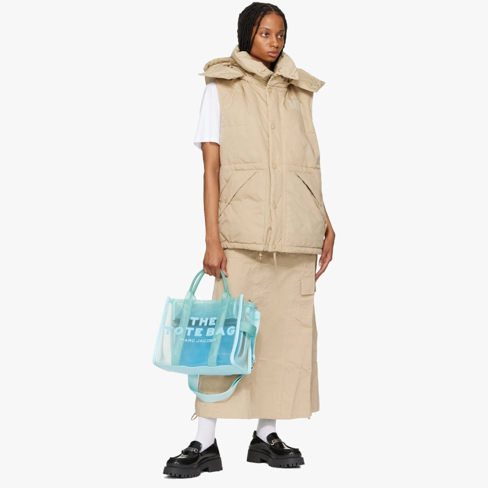 The Mesh Medium Pale Blue Tote Bag
