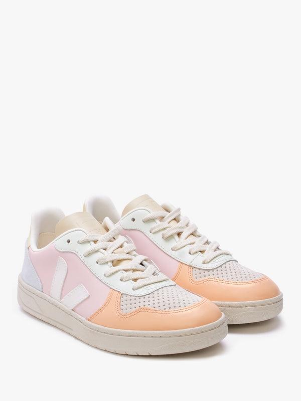 V-10 Leather Petale White Multico Trainers