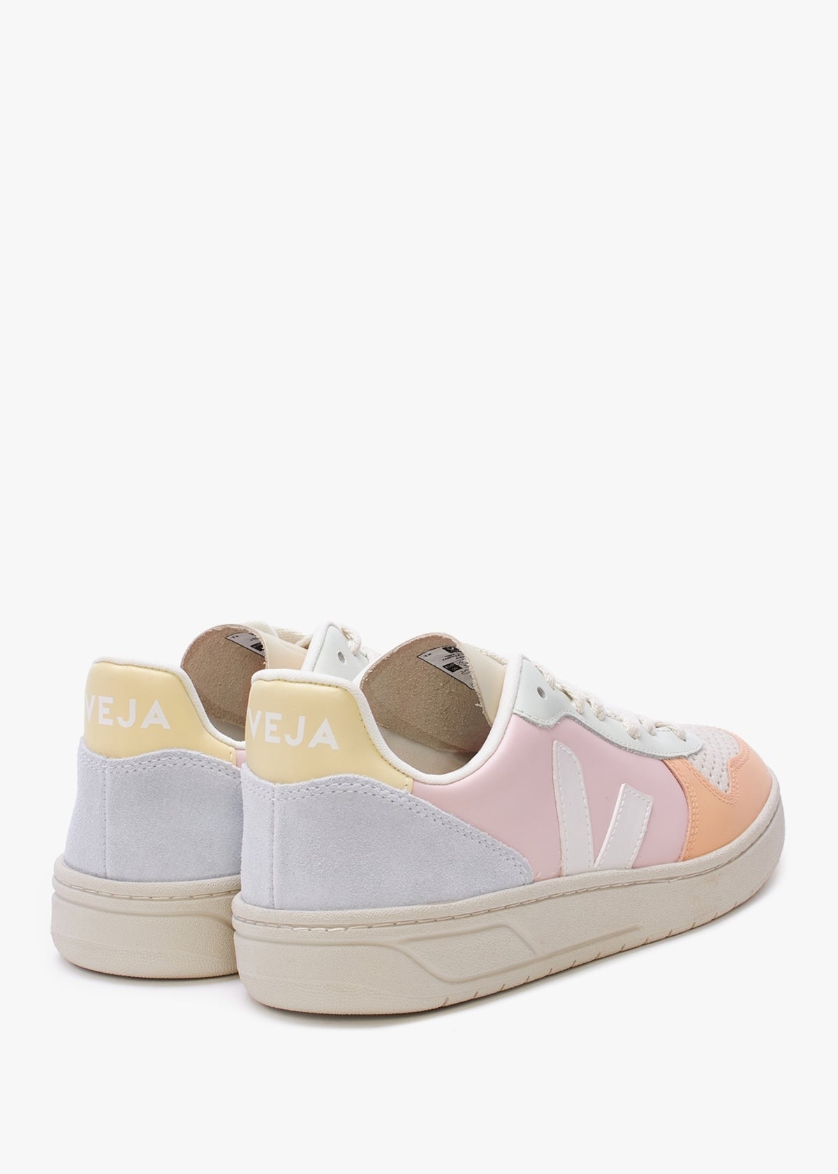V-10 Leather Petale White Multico Trainers