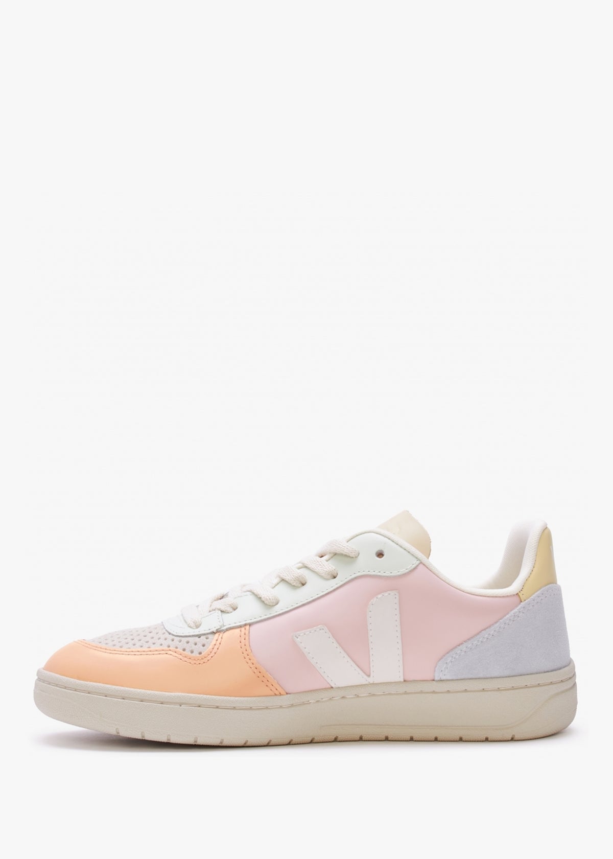 V-10 Leather Petale White Multico Trainers