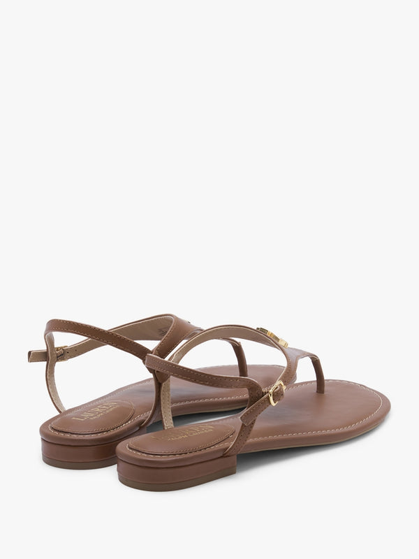Ellington Polo Tan Leather Toe Post Sandals