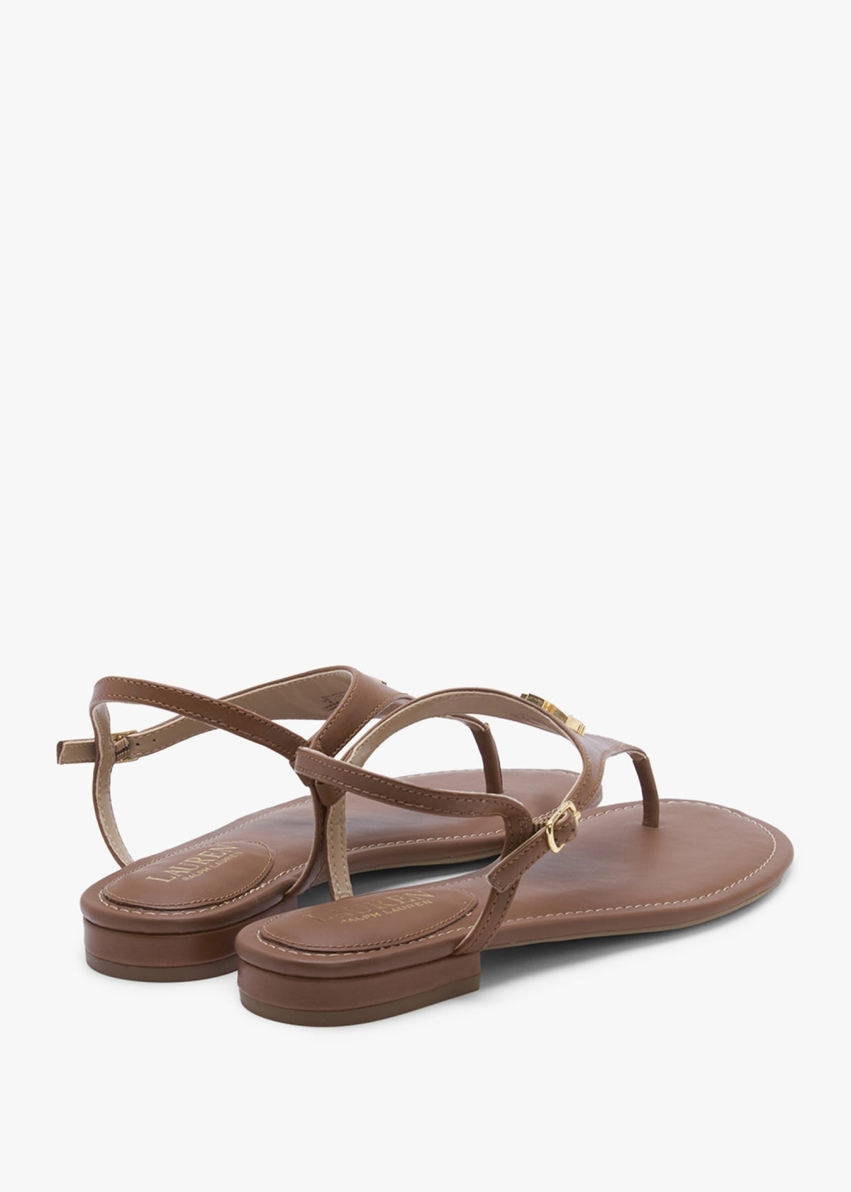 Ellington Polo Tan Leather Toe Post Sandals