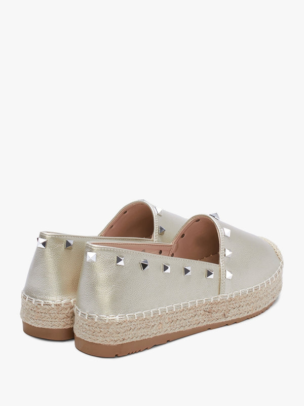 Cubby Gold Studded Espadrilles