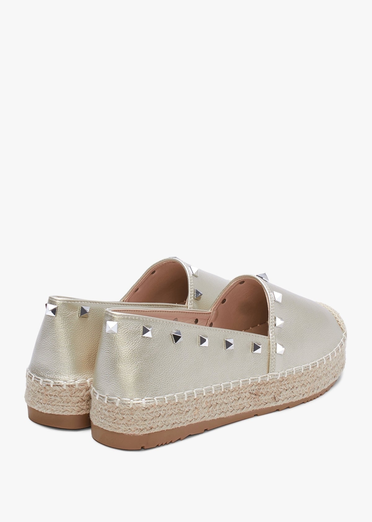 Cubby Gold Studded Espadrilles