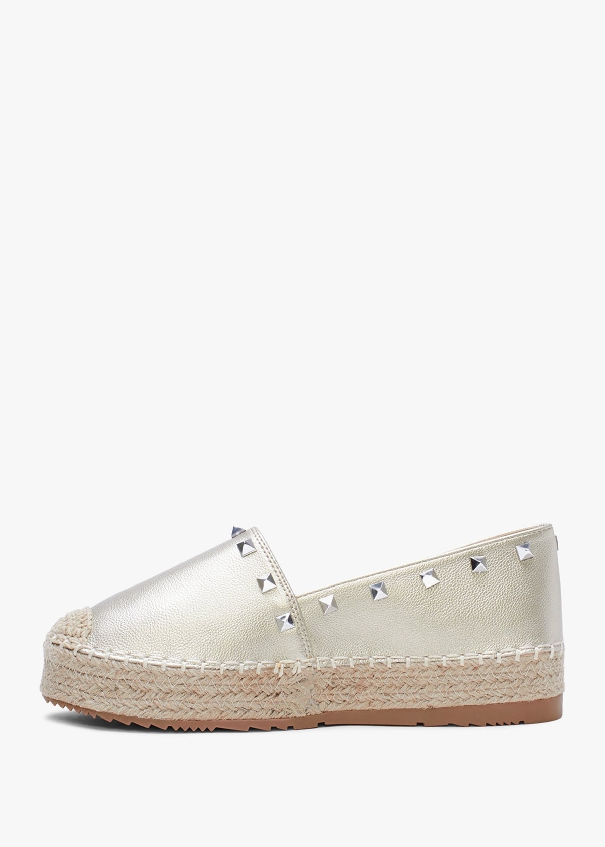 Cubby Gold Studded Espadrilles