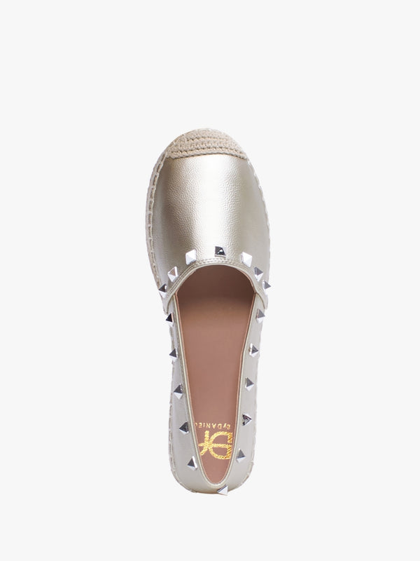 Cubby Gold Studded Espadrilles