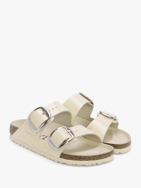 Arizona Big Buckle High Shine Butter Two Bar Mules
