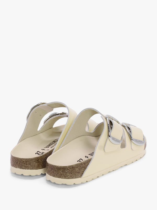 Arizona Big Buckle High Shine Butter Two Bar Mules