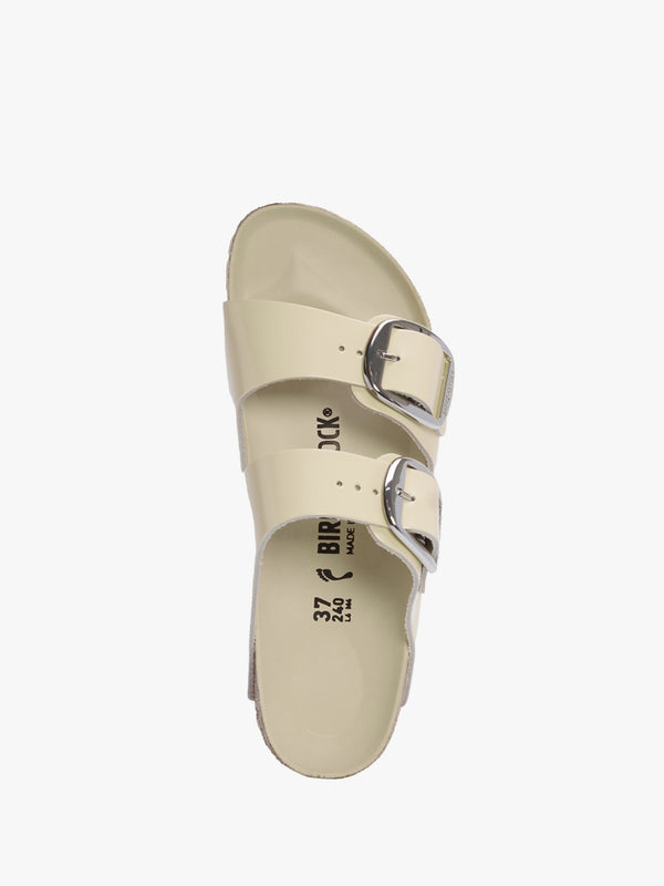 Arizona Big Buckle High Shine Butter Two Bar Mules