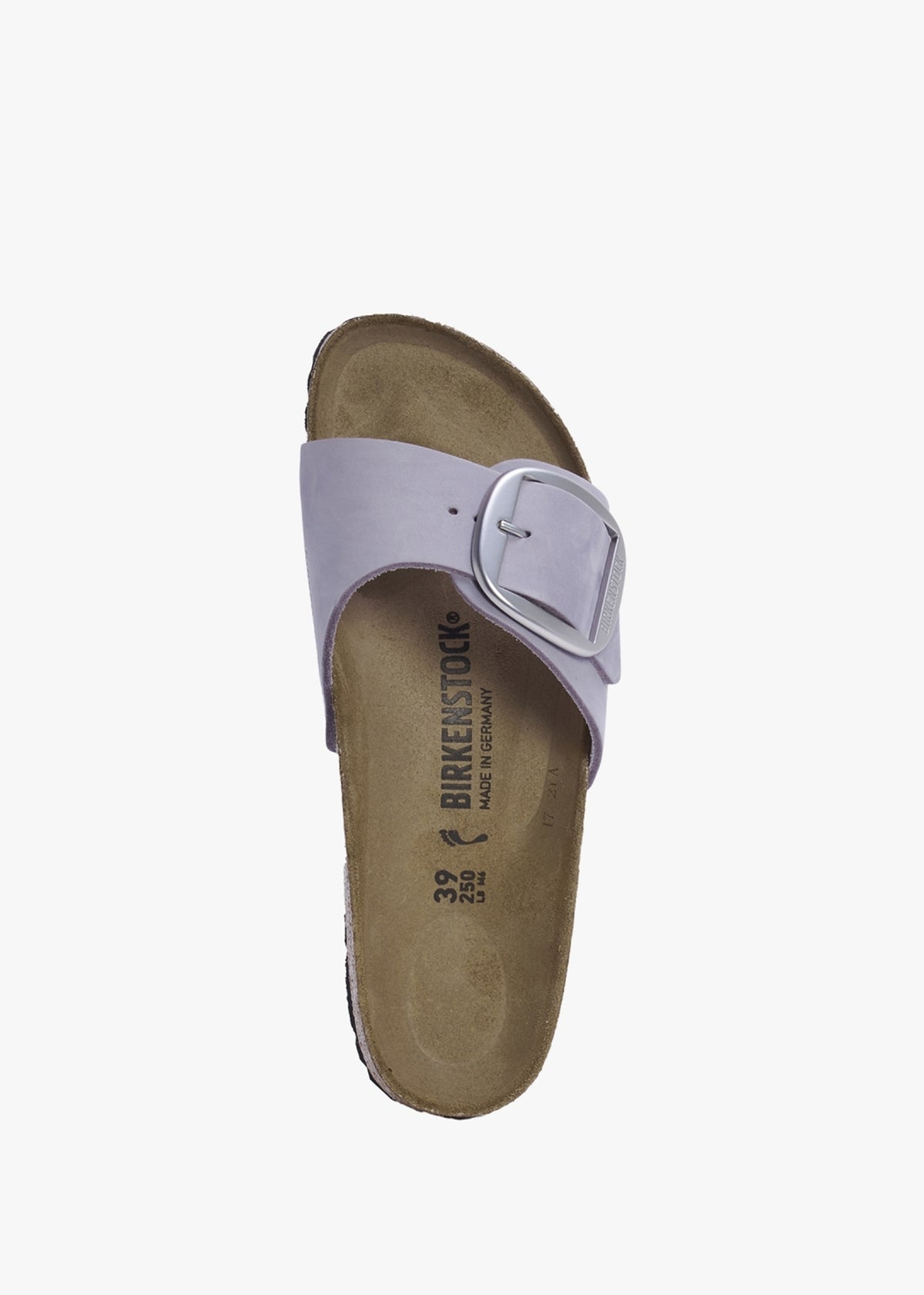 Madrid Big Buckle Purple Flog Nubuck Leather Mules