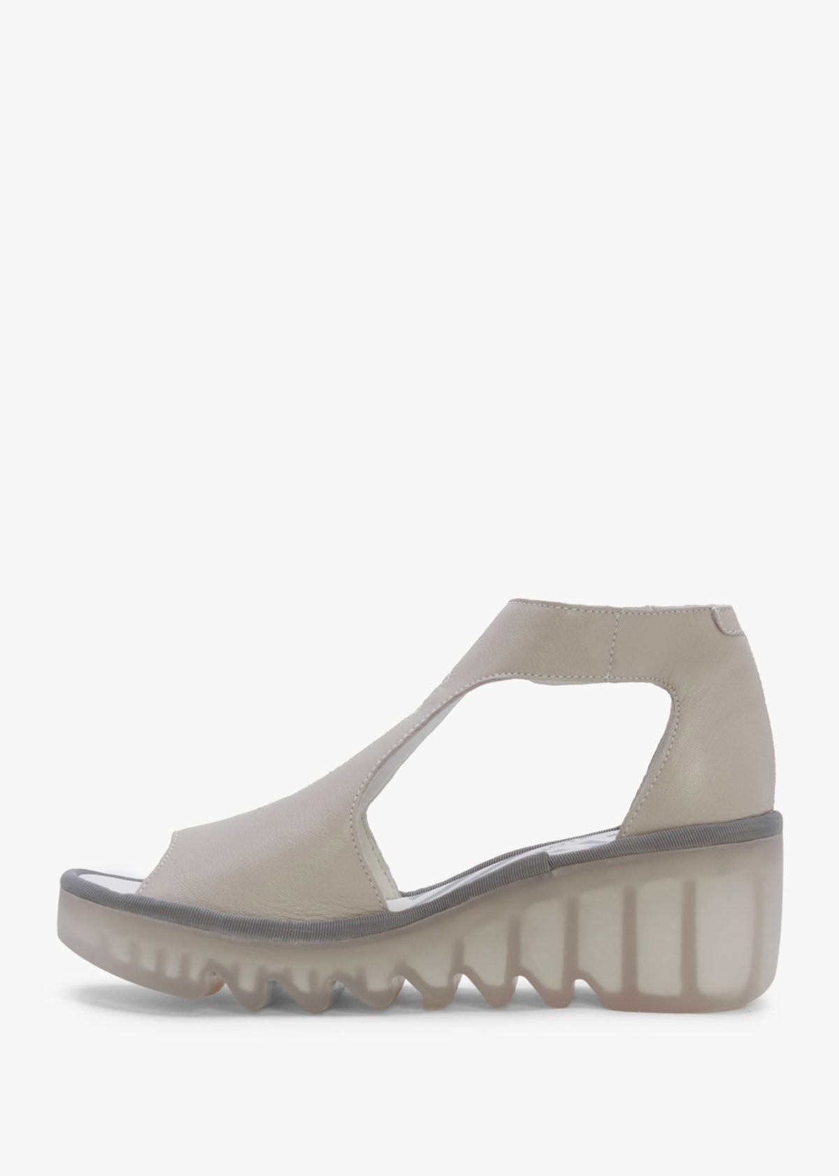 Bezo Cloud Leather Wedge Sandals