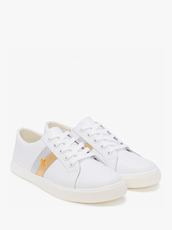 Janson II RL White Leather Trainers