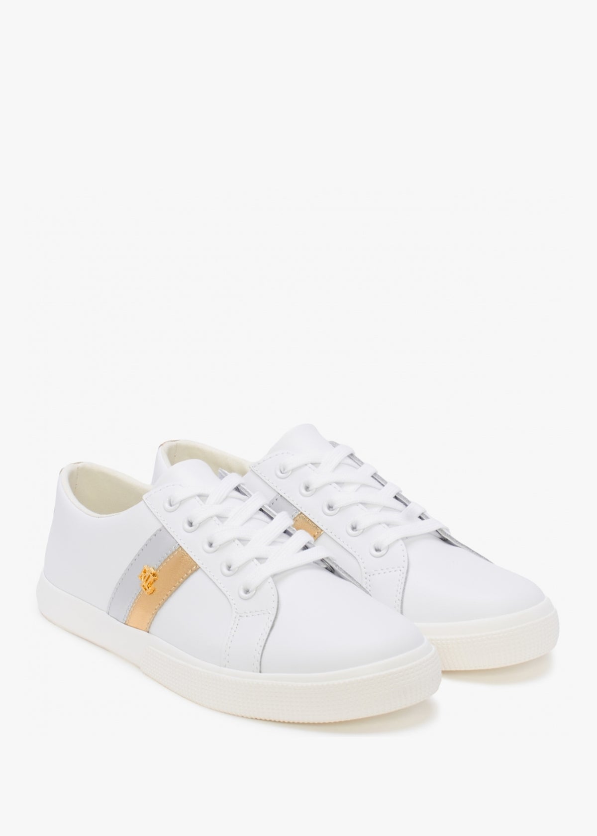 Janson II RL White Leather Trainers