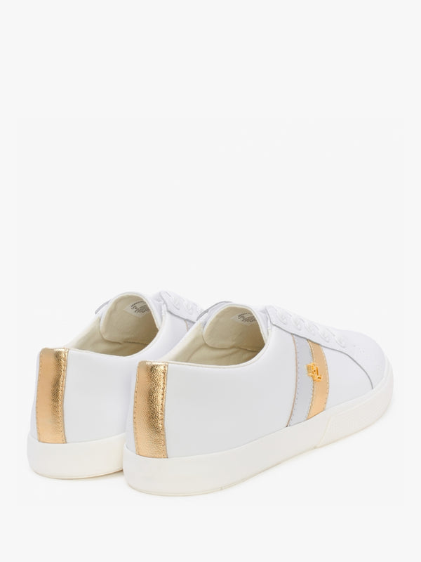 Janson II RL White Leather Trainers