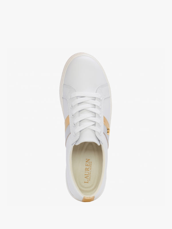 Janson II RL White Leather Trainers
